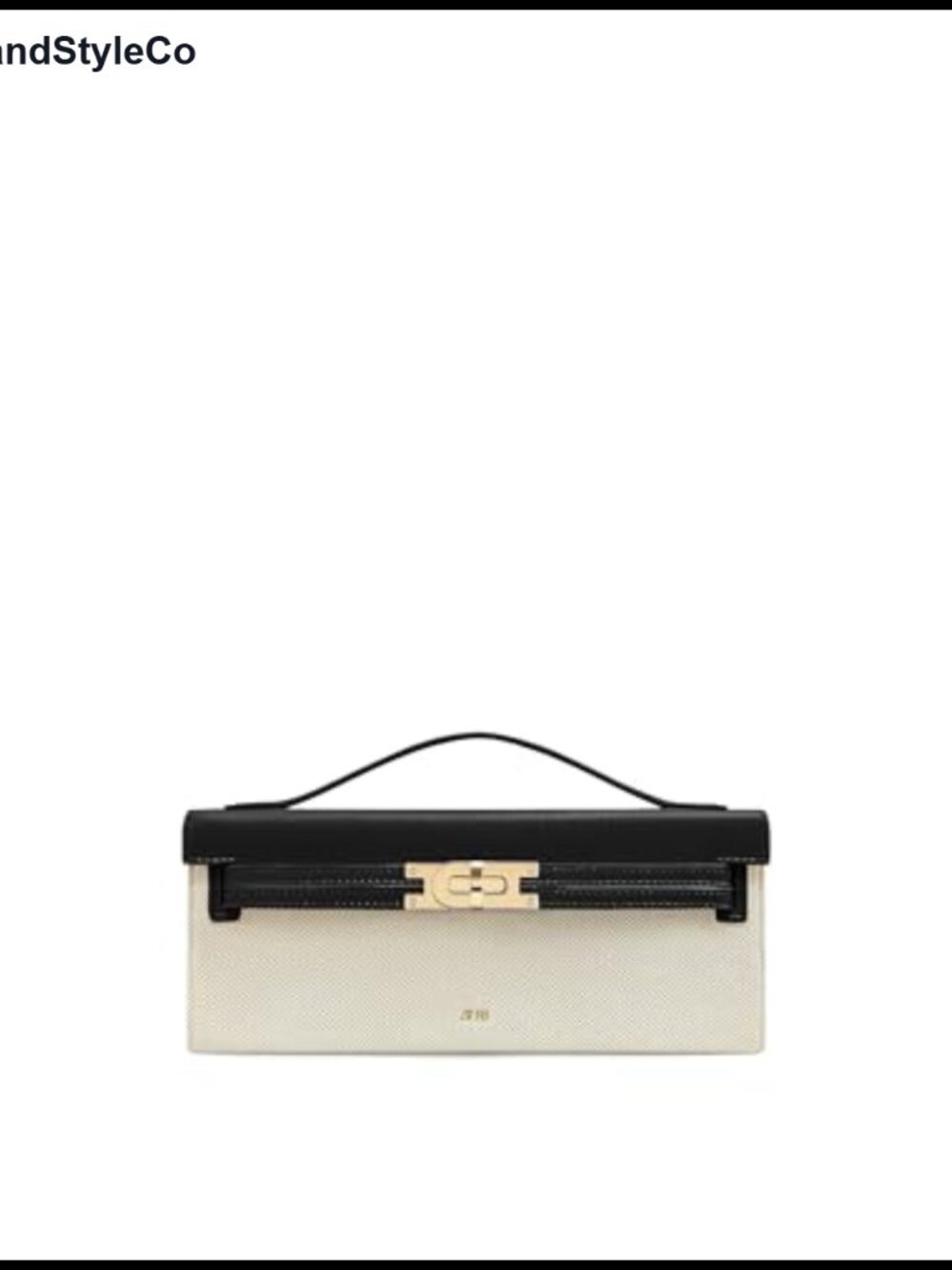 Structured Canvas Satchel Handbag with Gold Hardware Crossbody